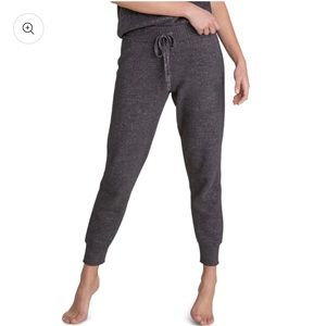 🆕 Barefoot Dreams Sparkly ✨ CozyChic Ultra Lite® Rib Trim Joggers🖤